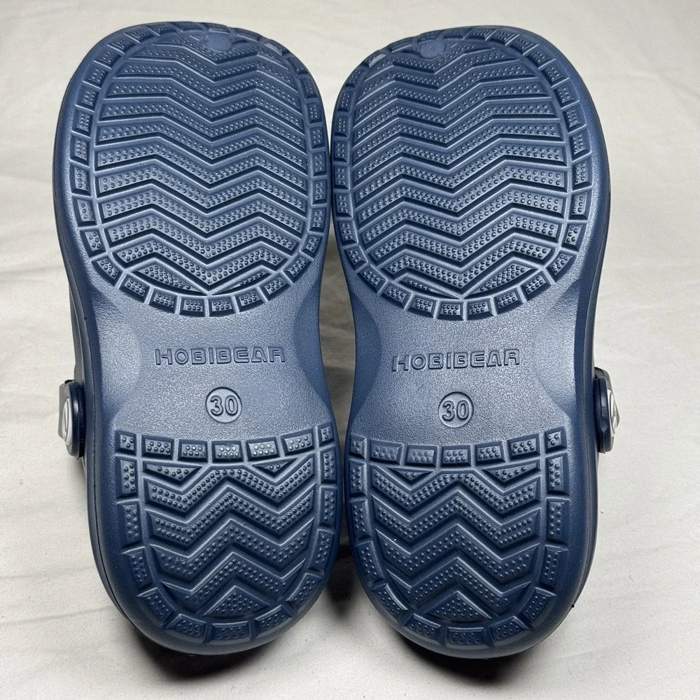 Kids Blue Clogs Size 11 Toddler Slip‎ On Sandals Charms Lightweight Shoes